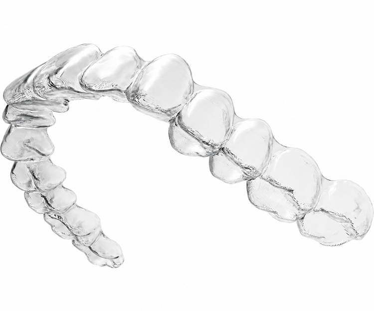 Clear aligner, a transparent removable tray