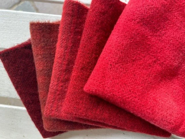 Favorite Reds Wool Bundle