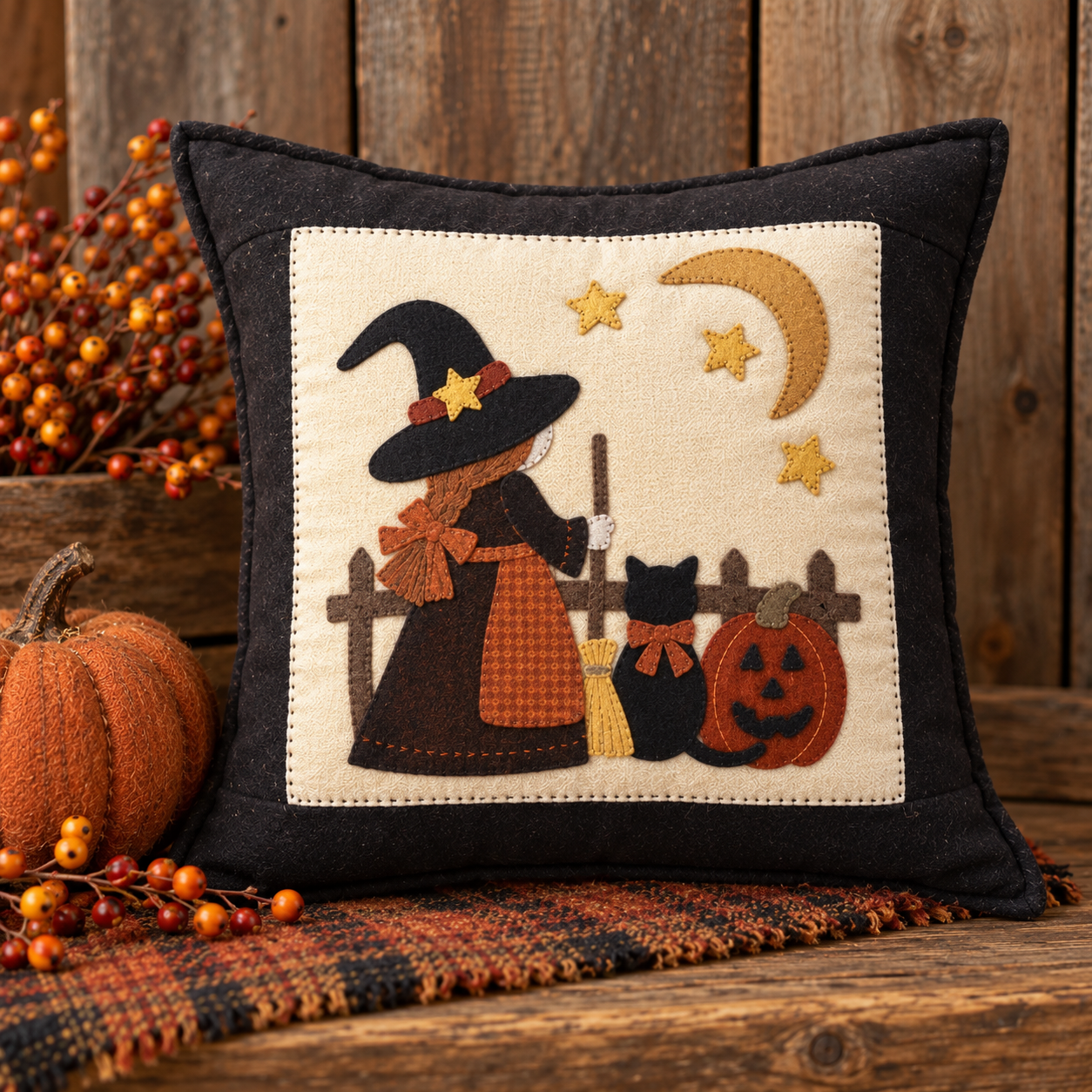 Primitive Halloween Witch Pillow Still Life.png
