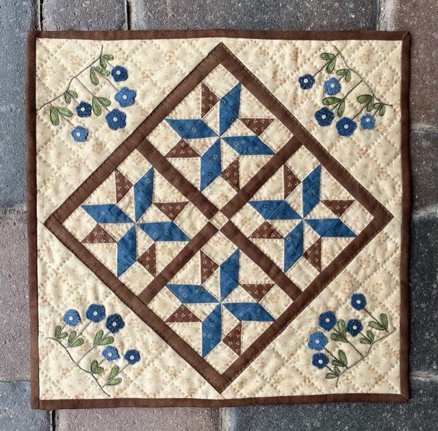 Bachelor Button Blues Pattern