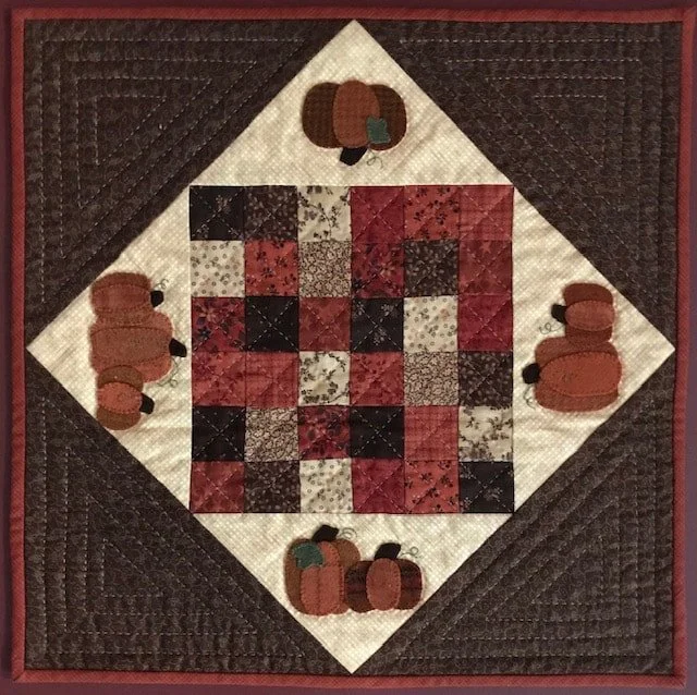 Pumpkin Square Digital Pattern