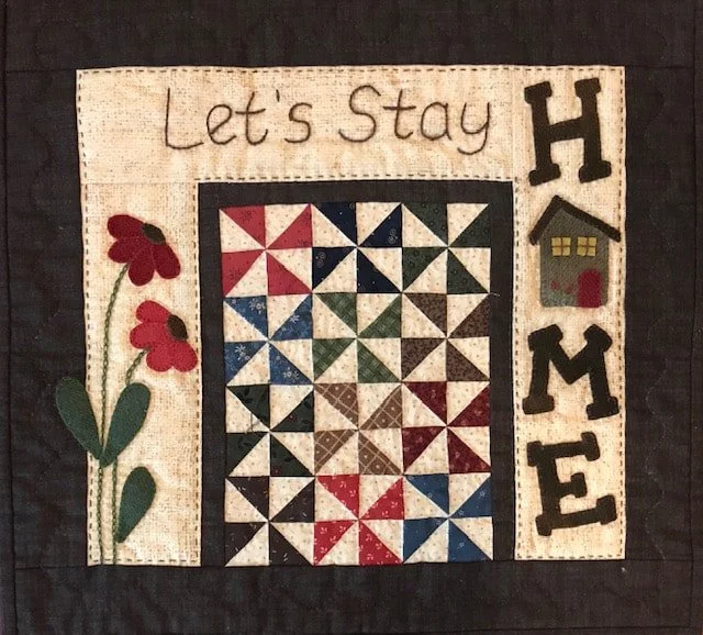 Let's Stay Home Digital Pattern