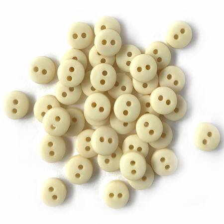 Tiny Round Linen Color Buttons