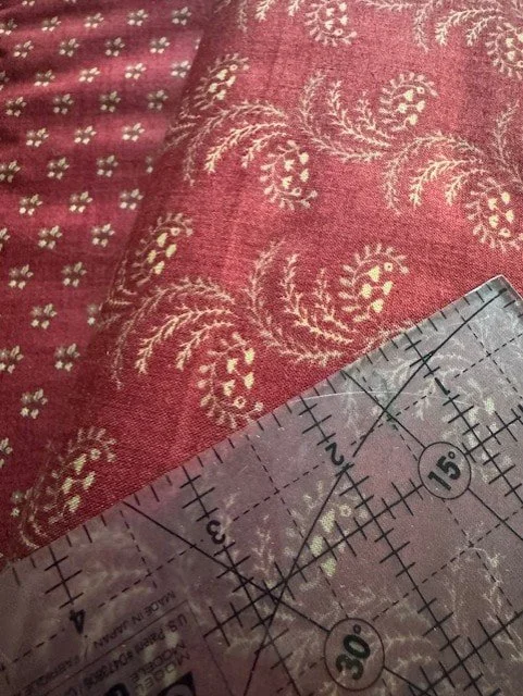 Deep Red Maria's Sky Fabrics - Choose 1