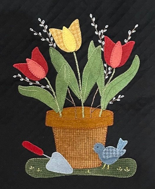 A Wooly Spring Block #5