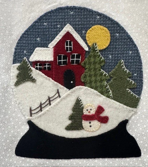Snow Globe Stitches (Block #6)