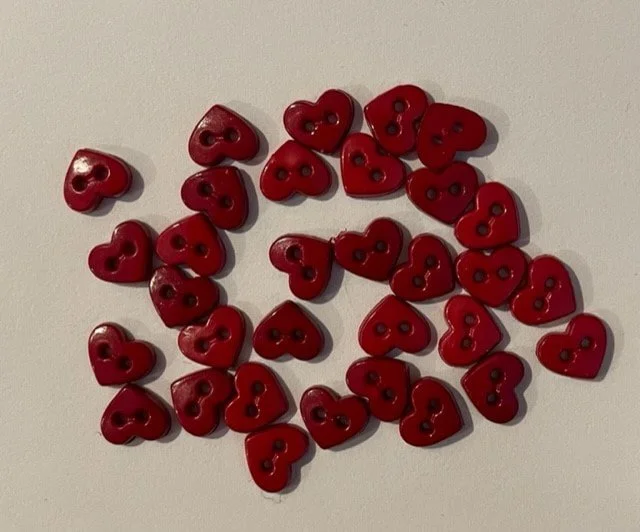 Red Heart Buttons