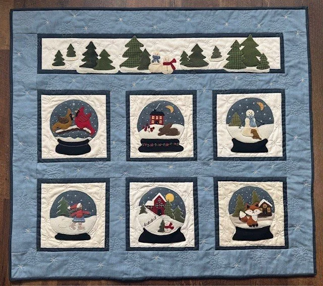 Digital Pattern for the Finishing of Snow Globe Stitches