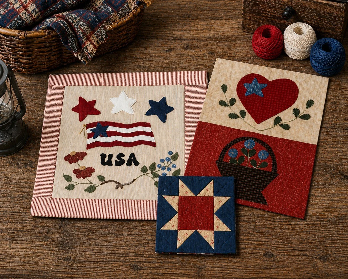 United in Stitches-Block Set #4