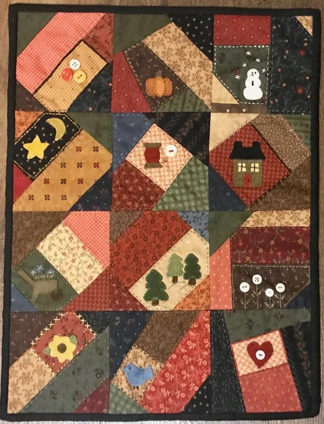Mini Crazy Quilt Pattern