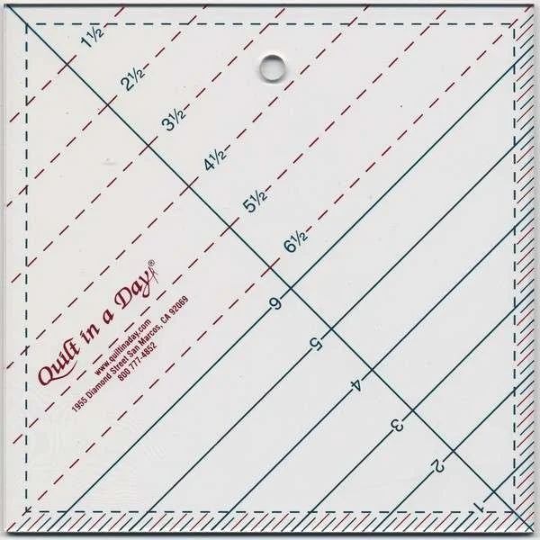 Triangle-Square-Up Ruler