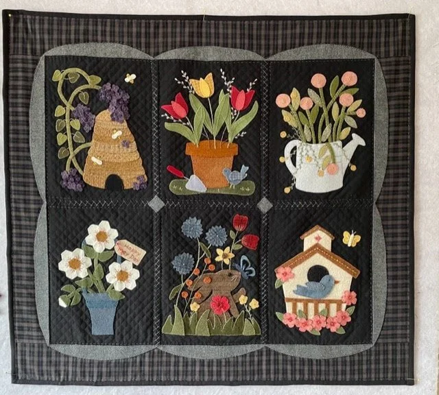 Finishing for A Wooly Spring Pattern