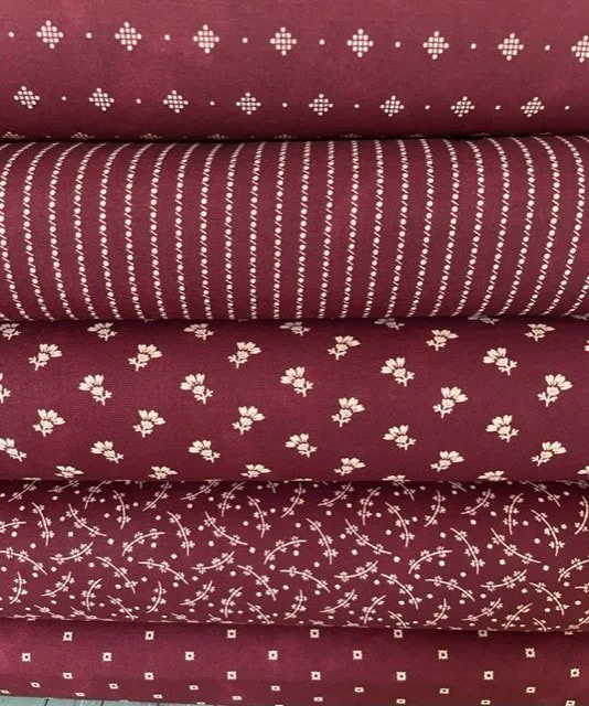 Burgundy Fabric Bundle
