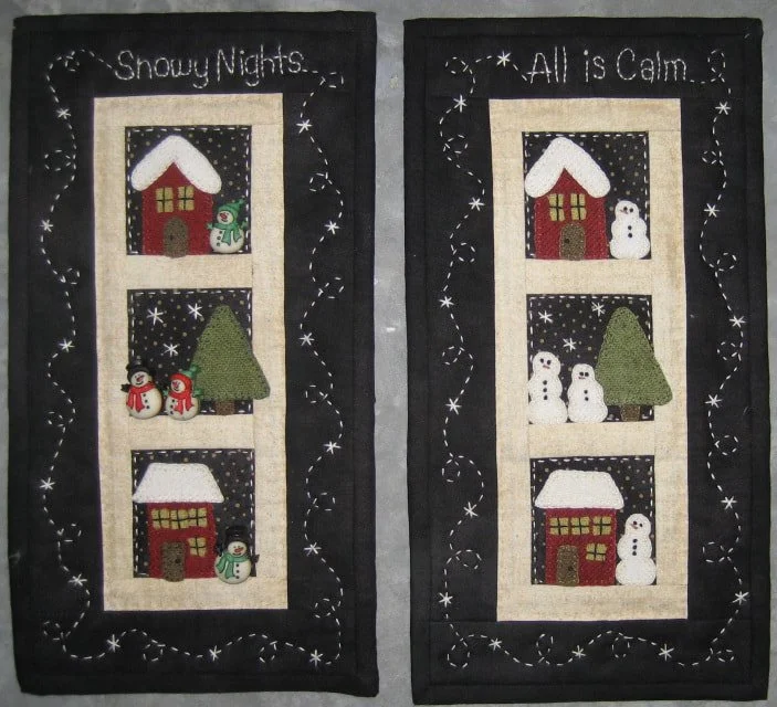 Snowy Nights Digital Pattern