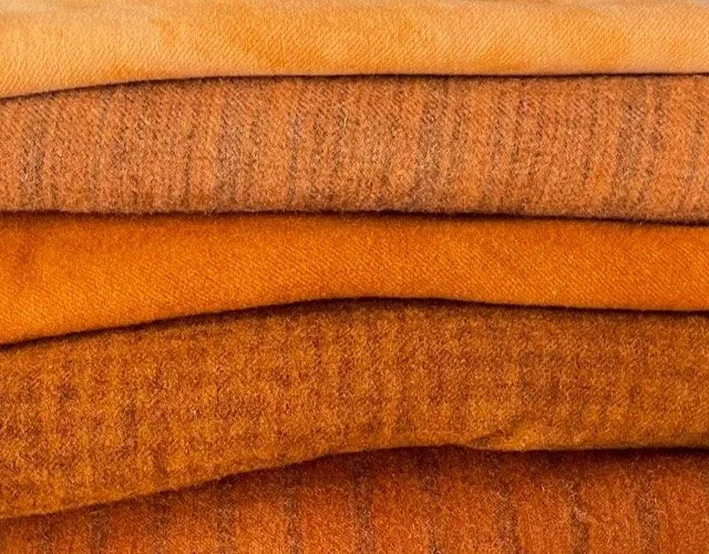 Autumn Orange Wool Bundle