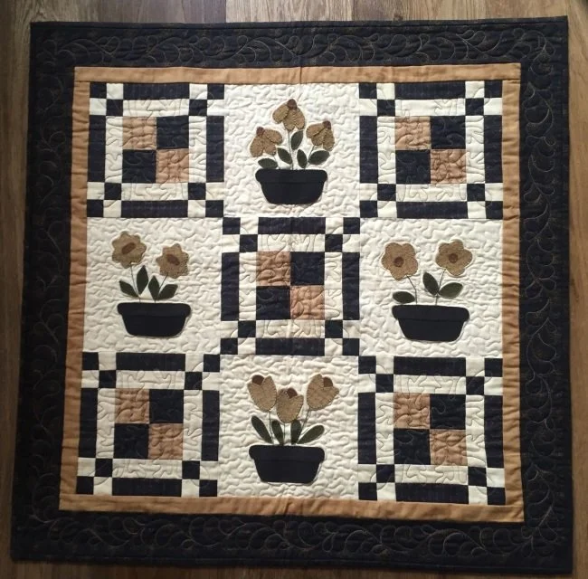 Pots of Gold finished quilt