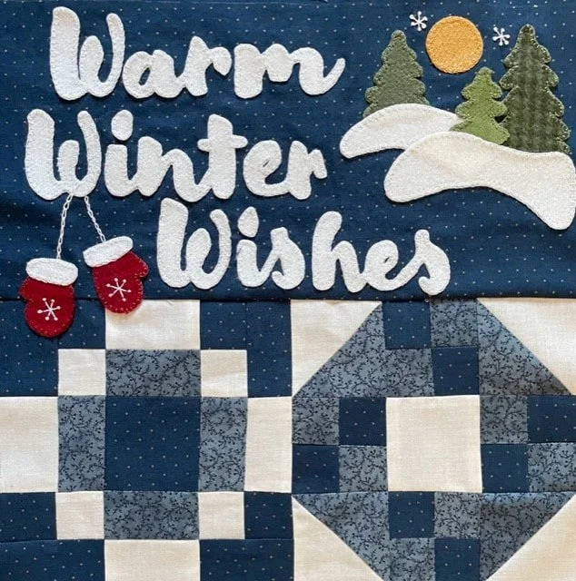 Warm Winter Wishes Block #2 Digital Pattern
