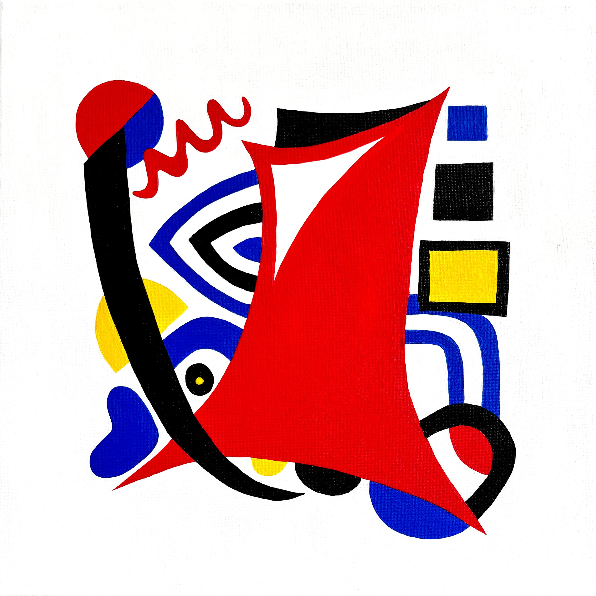 Acrylic on Canvas, 14in x 14in - Summer 2025