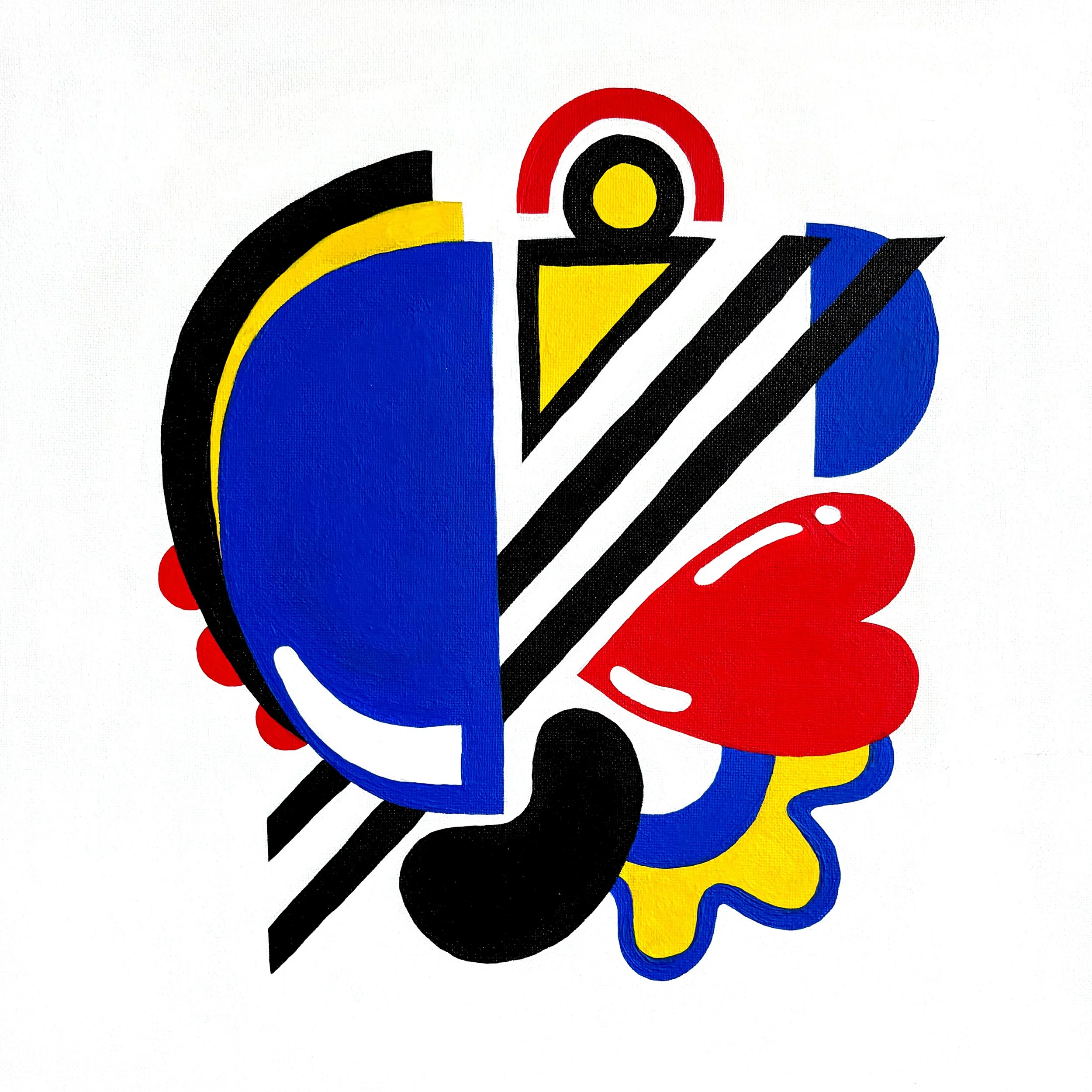 Acrylic on Canvas, 14in x 14in - Summer 2025