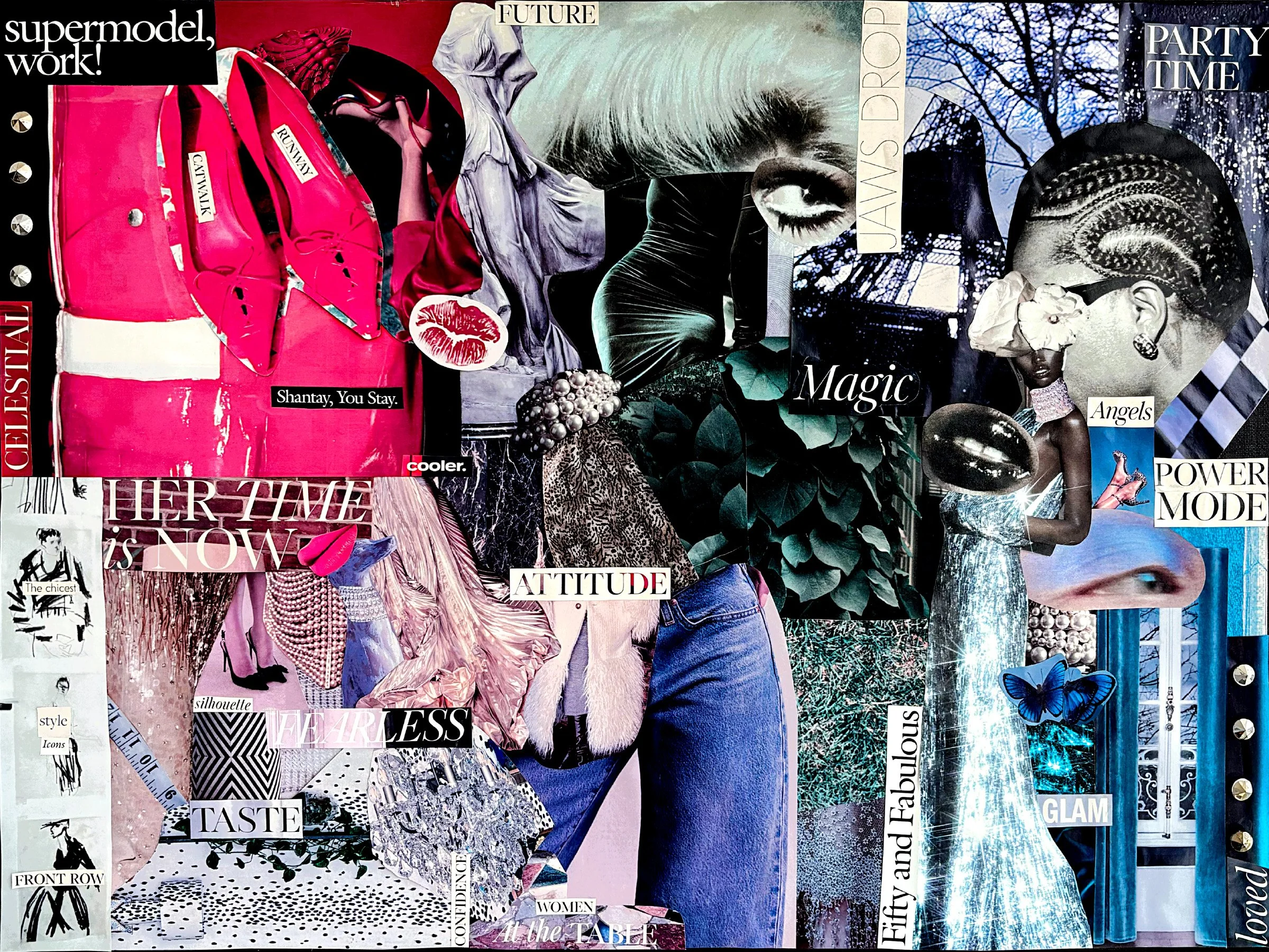 Paper on Canvas, 24in x 18in - Winter 2025