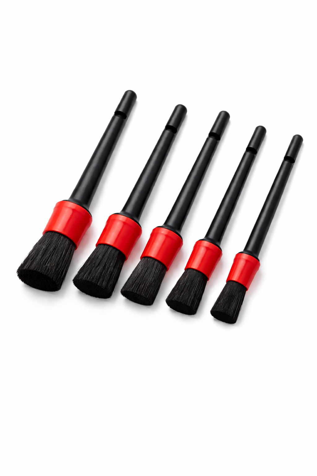White Cliff In-House Essentials – 5-Piece Car Detail Brush Set