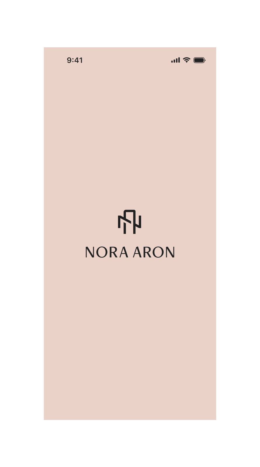 Nora Aron digital branding by Rain, featuring mobile app design, editorial layouts and investor-facing visual storytelling.