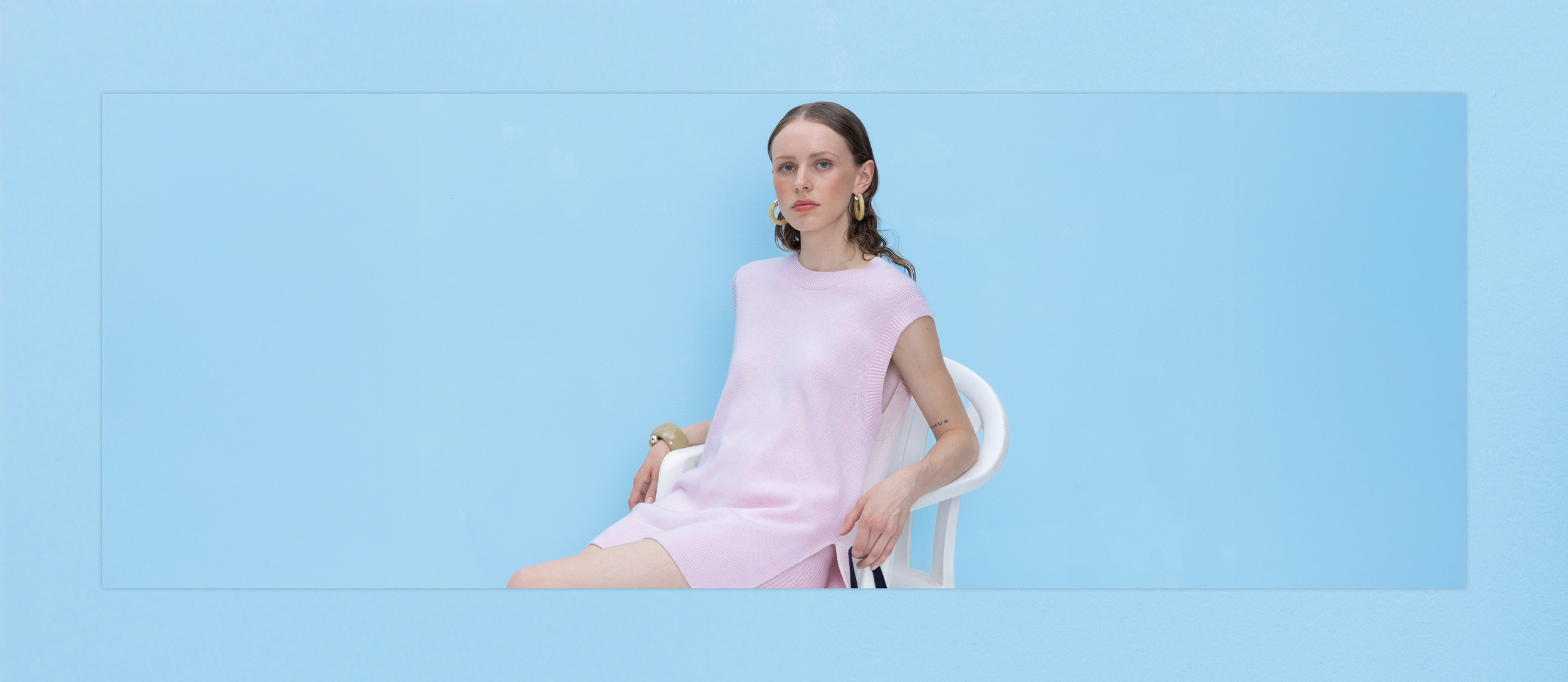 Editorial lookbook layout for luxury fashion brand Allude SS26