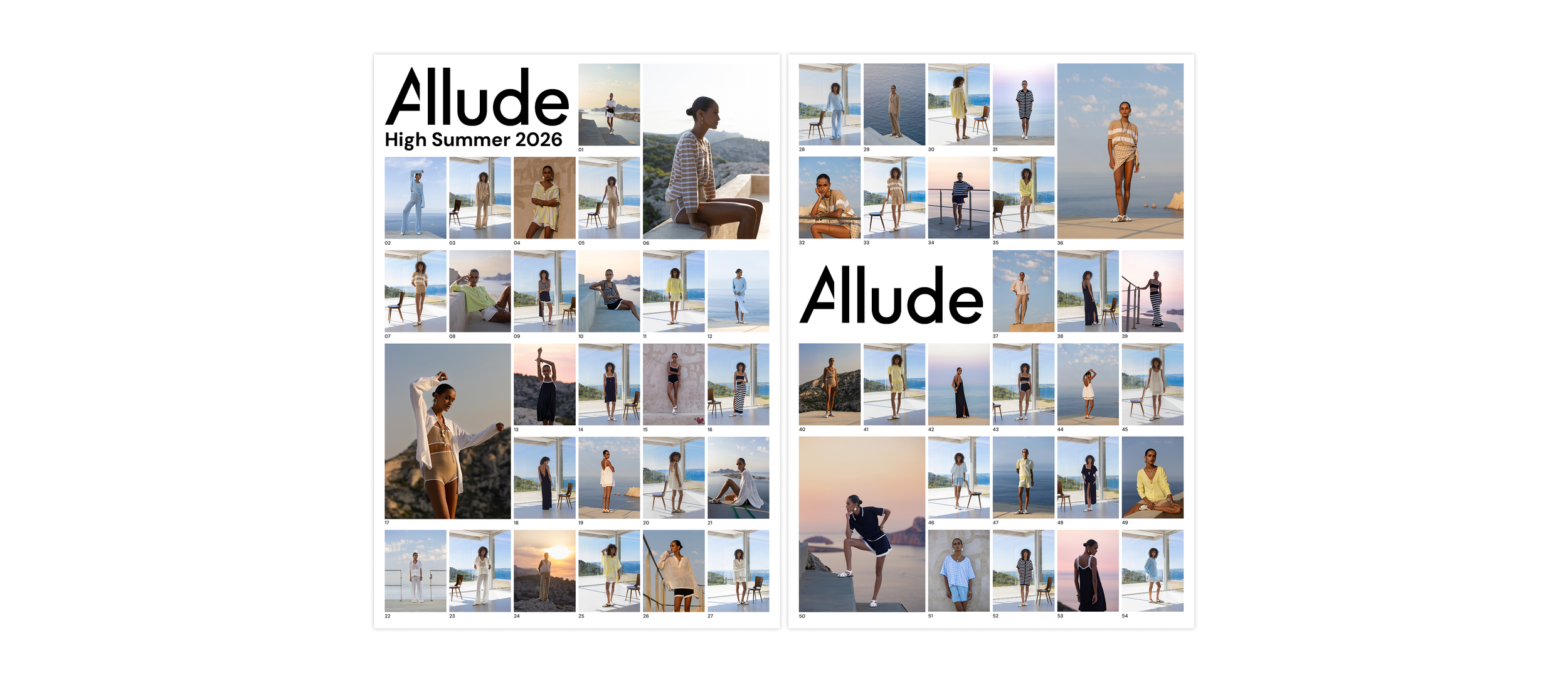 Luxury fashion editorial layout design