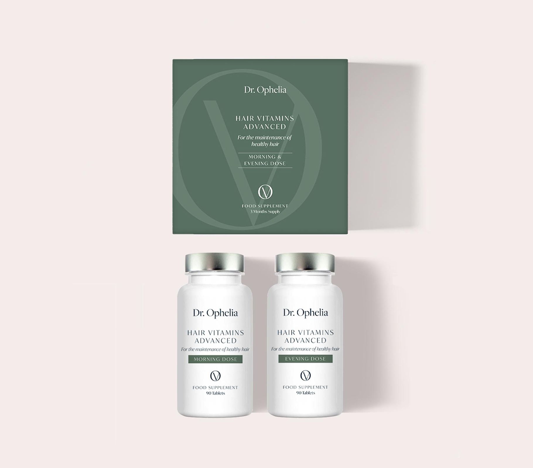 Packaging refinement and presentation design for Dr Ophelia health and wellness brand