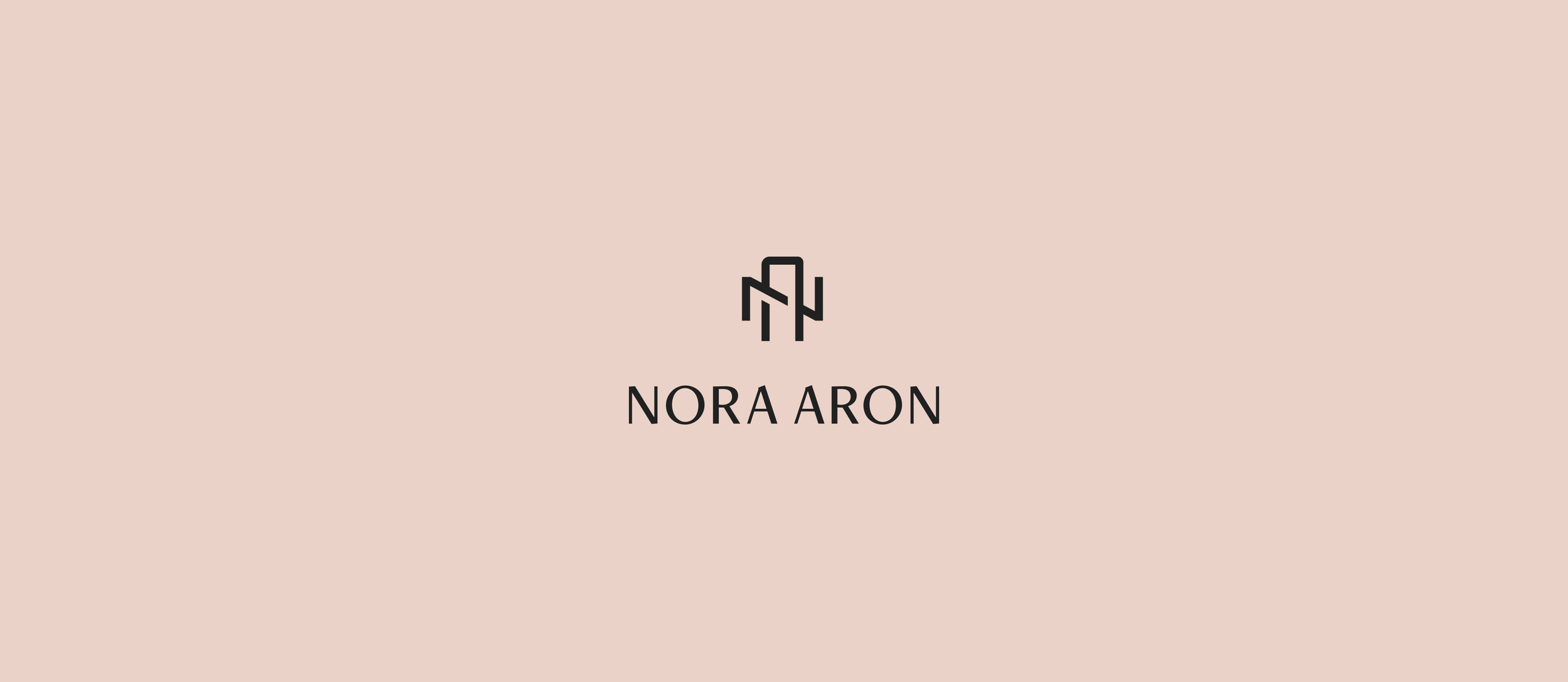 Digital brand expression and app design for Nora Aron, a modern dating platform, showcasing refined UI layouts and visual storytelling.
