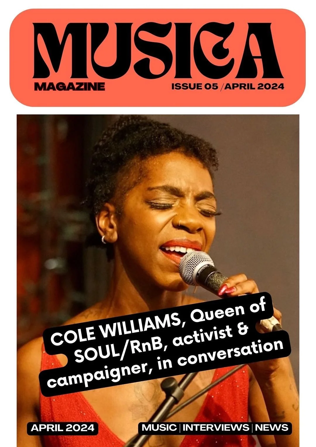 MUSICA Magazine Cover