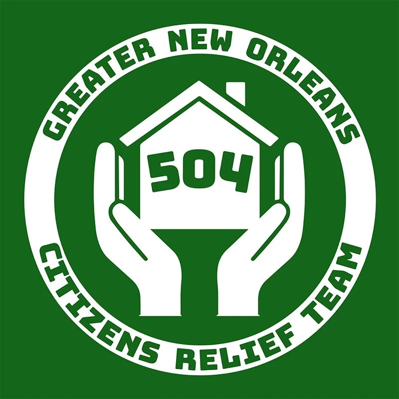 Cole Williams, The Greater New Orleans Citizens Relief Team logo