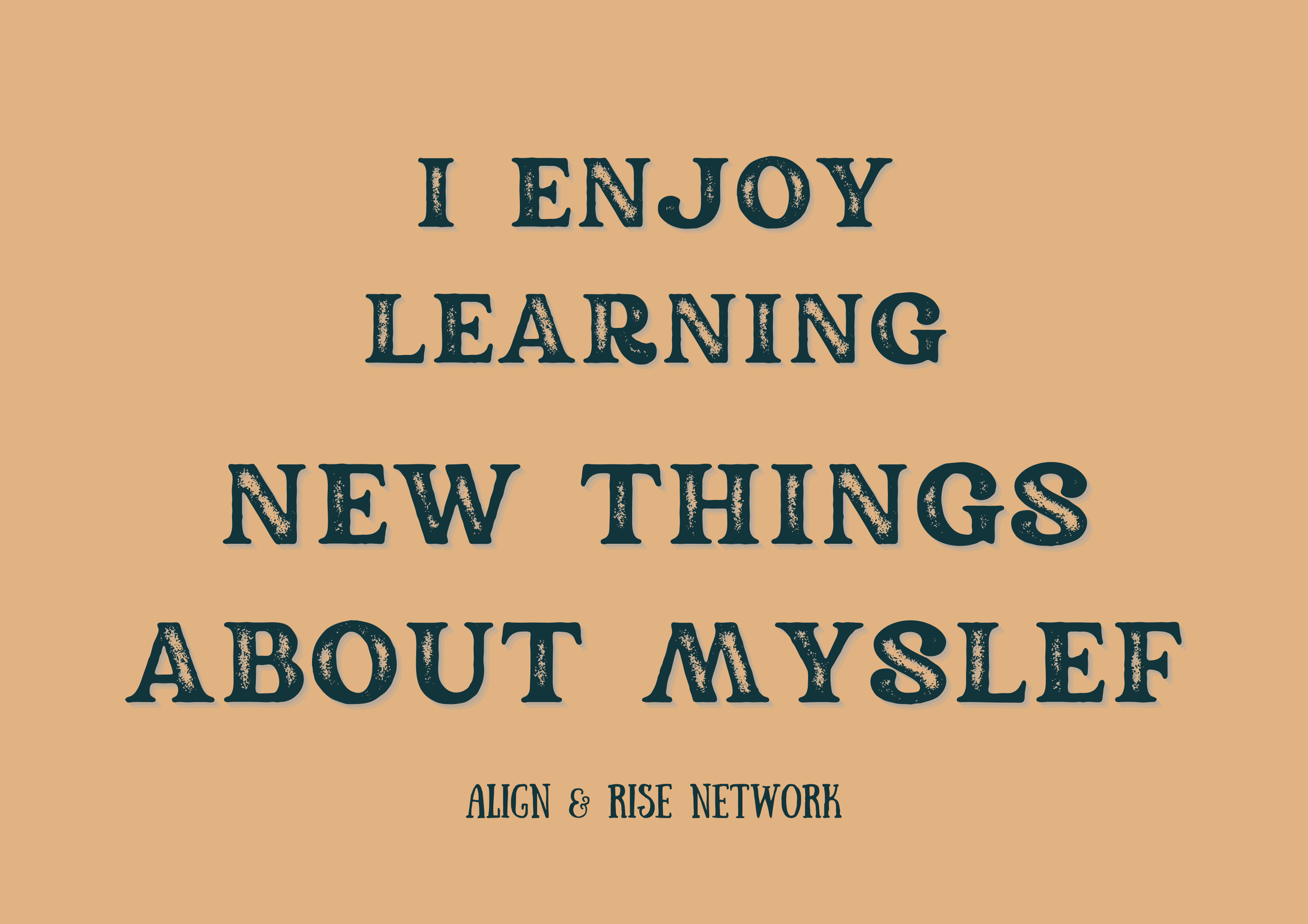 I ENJOY LEARNING - A&R Cards