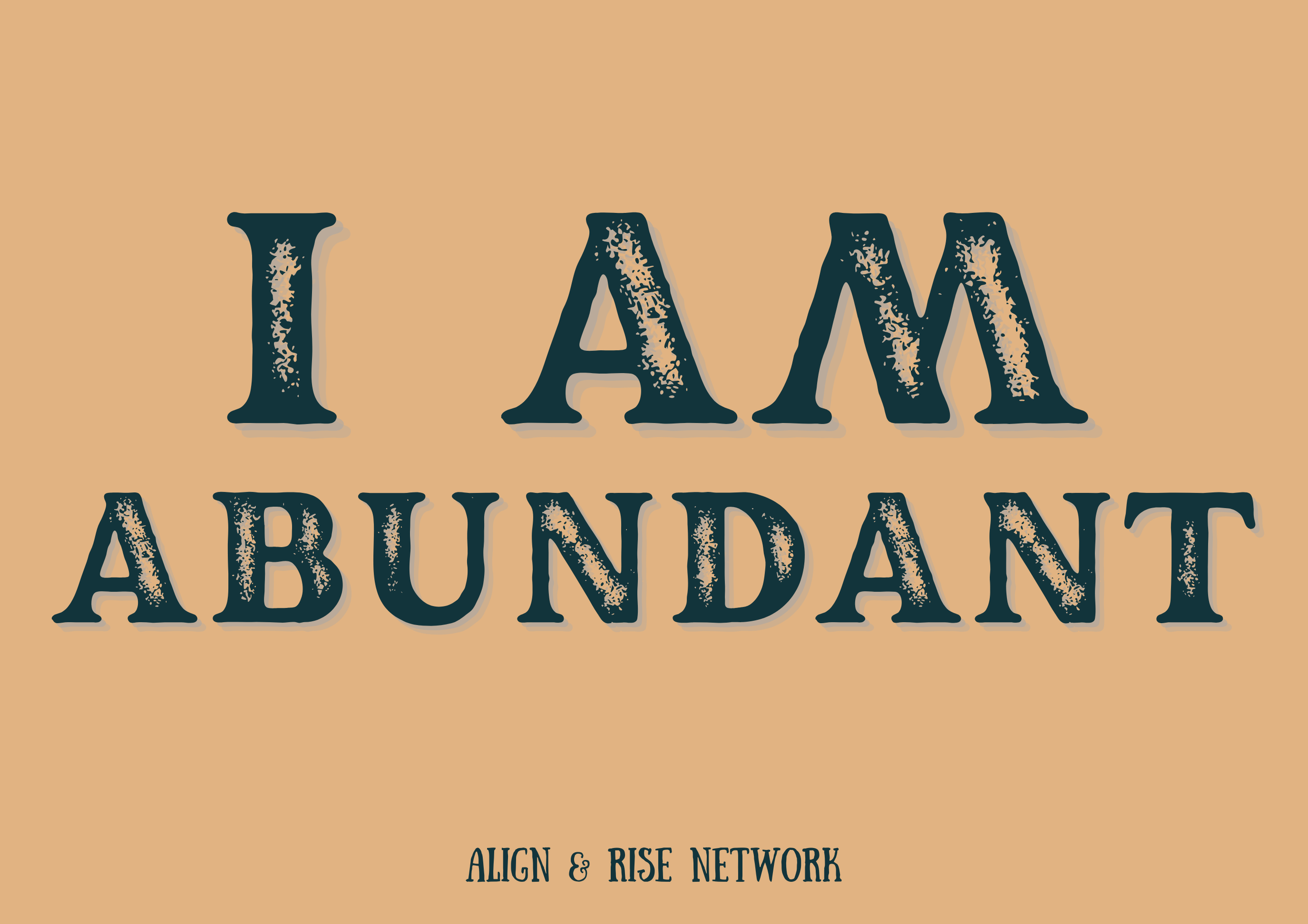 I AM ABUNDANT - A&R Cards