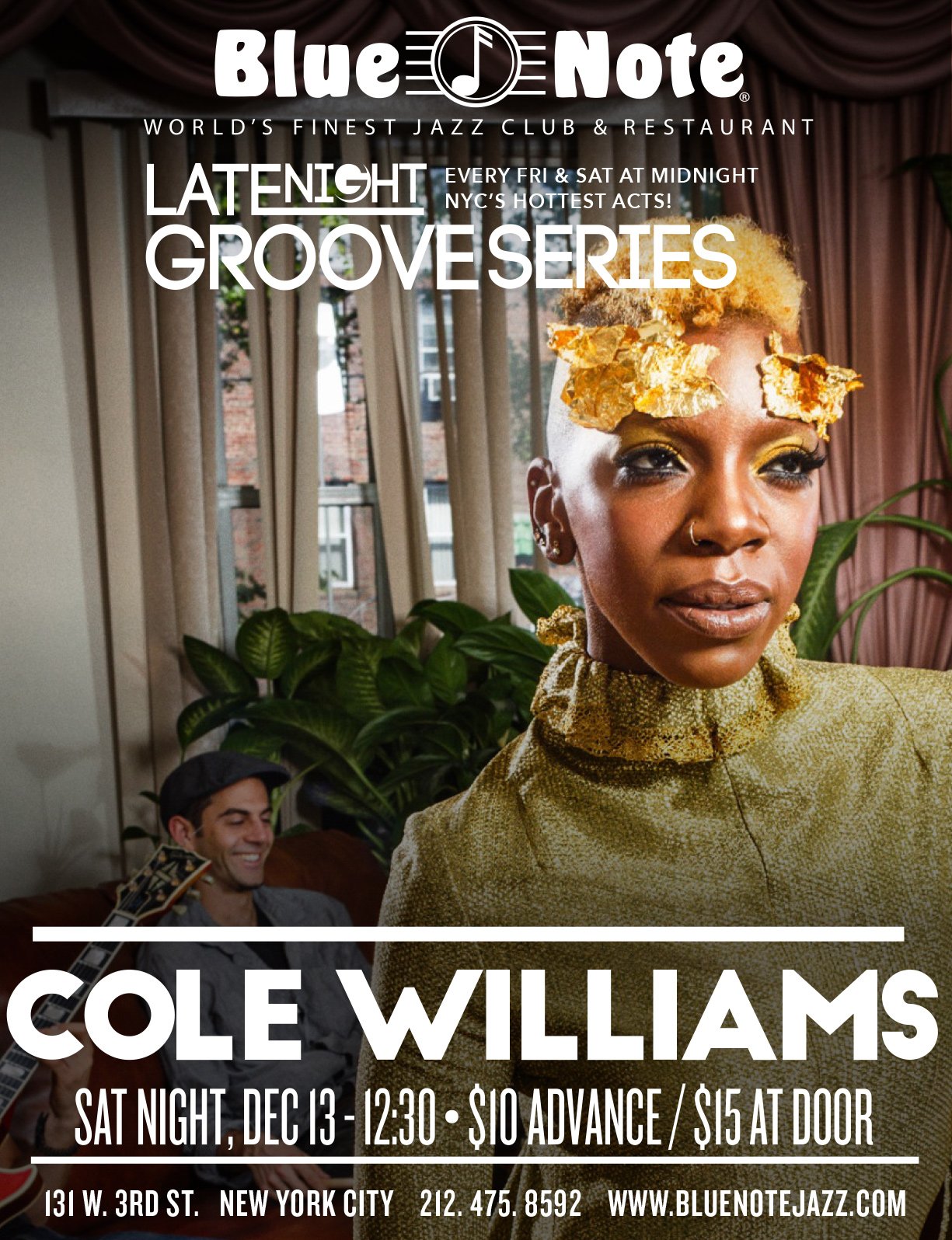 Cole Williams performs at The Blue Note NYC