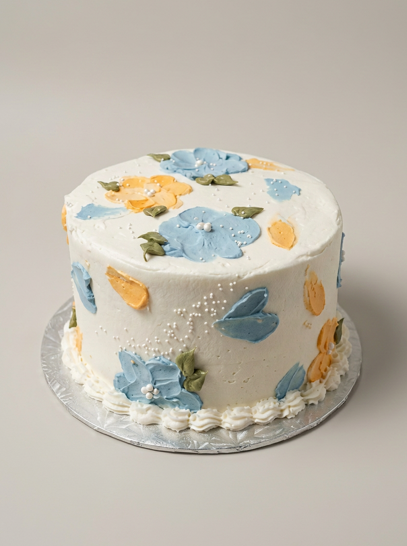 Artsy Floral Cake
