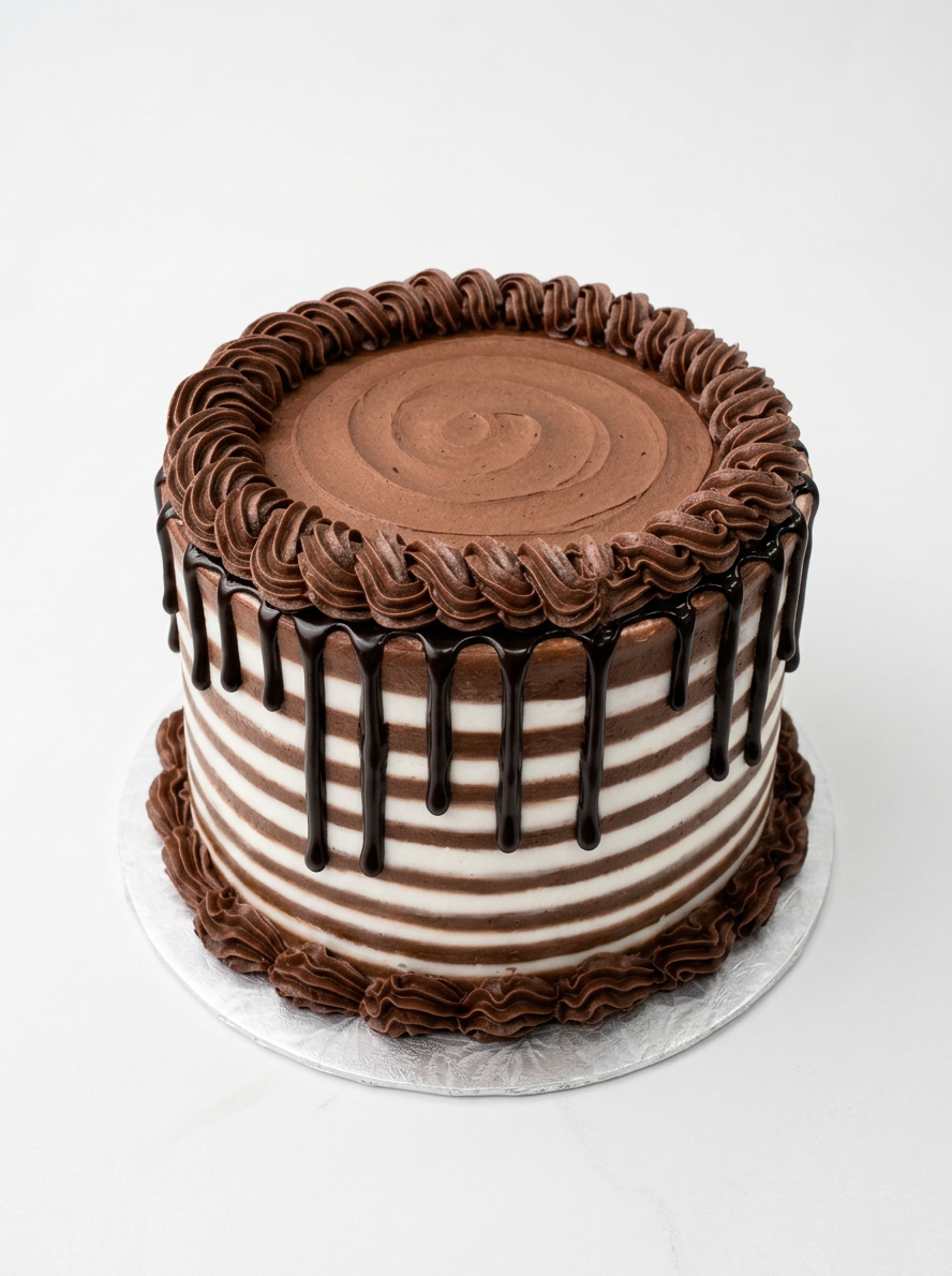 Chocolate Ribbon Cake