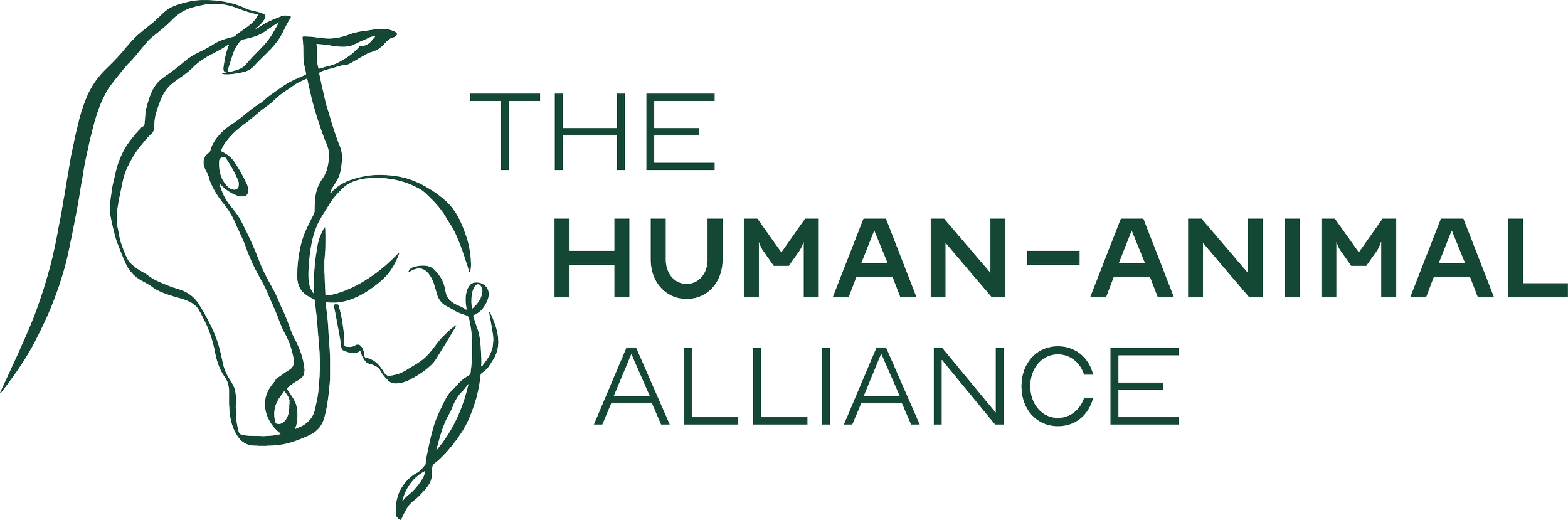 Logo of the Human-Animal Alliance with a line drawing of a dog's face and the organization's name written beside it.