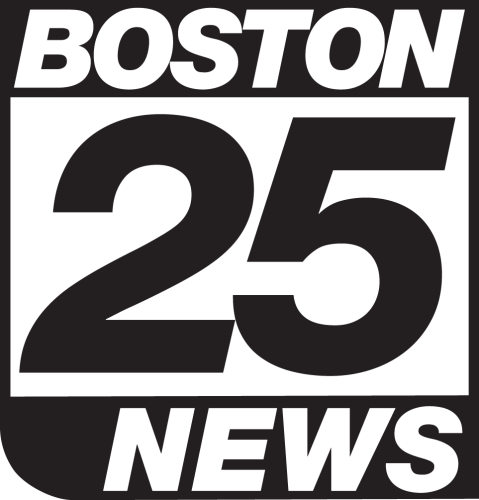 Logo of Boston 25 News with bold black text on a green background.