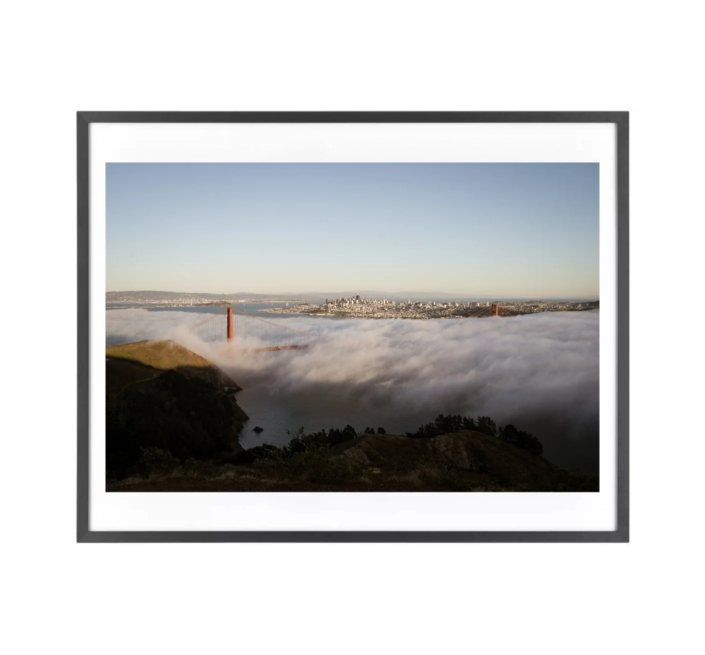 Golden Gate Bridge Low Fog
