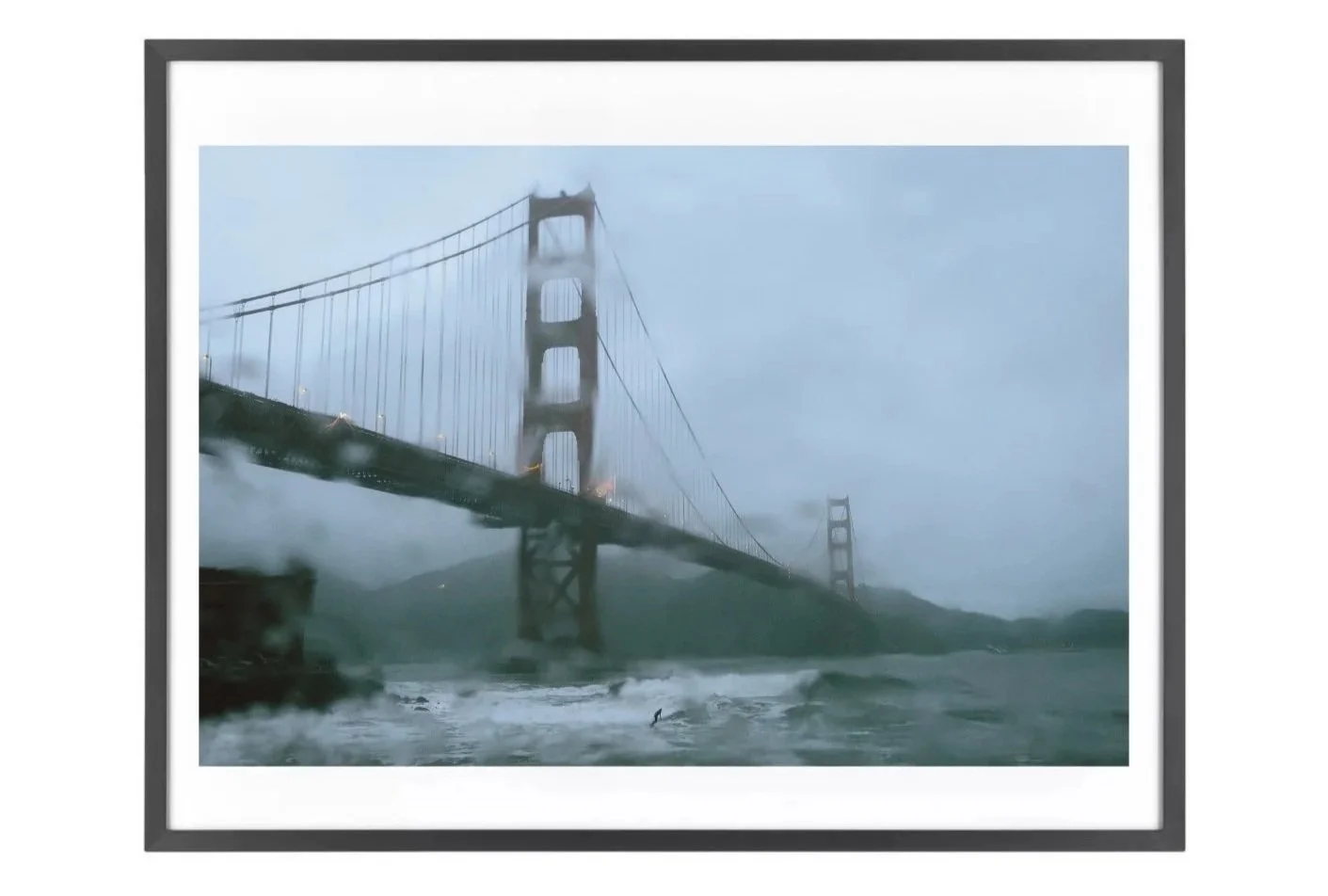 Golden Gate Bridge in Rain