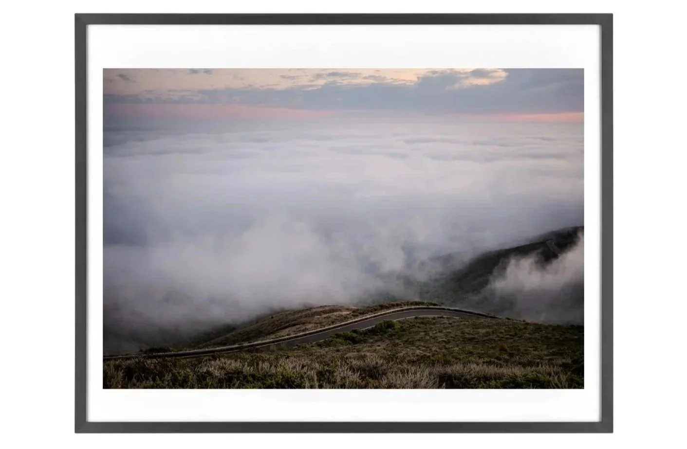 Road in the fog