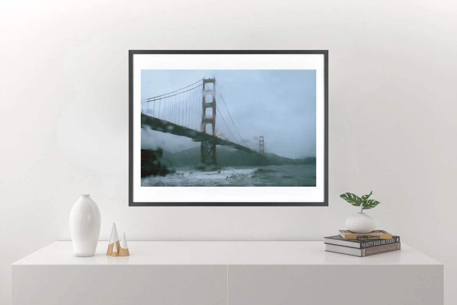Wall display Golden Gate Bridge in Rain