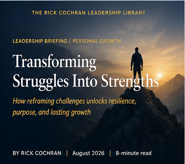 Transforming Struggles Into Strengths Leadership Briefing
