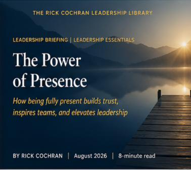 The Power of Presence Leadership Briefing