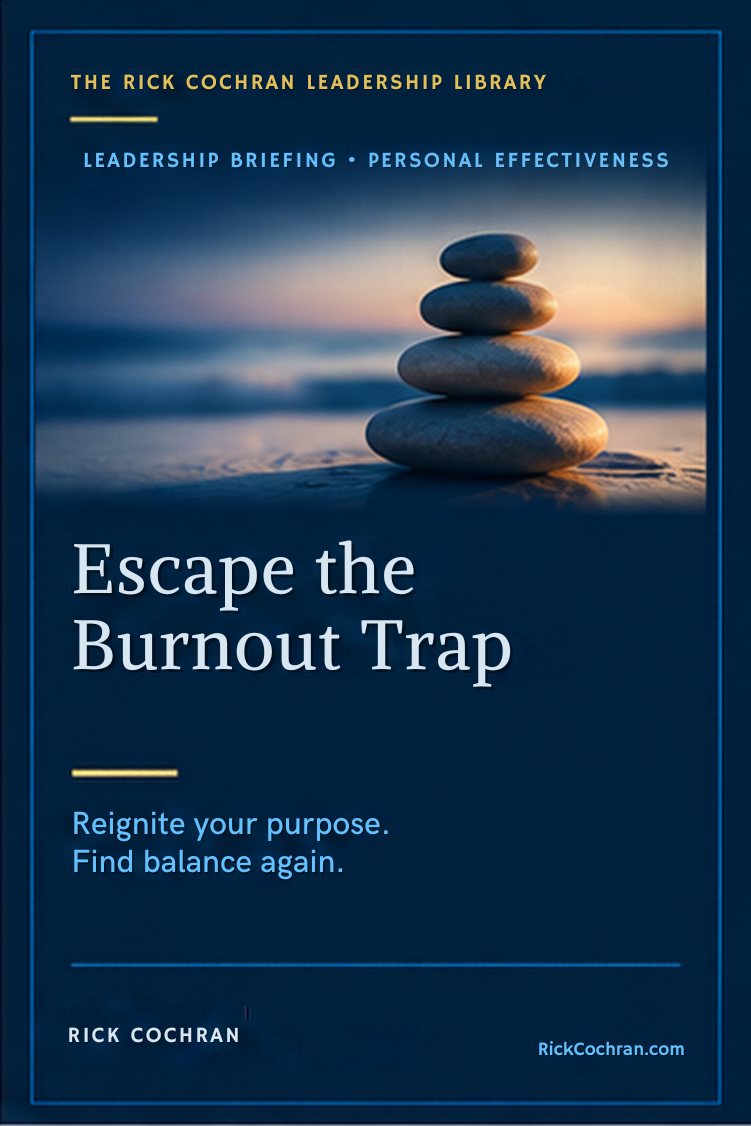 Escape the Burnout Trap Leadership Briefing