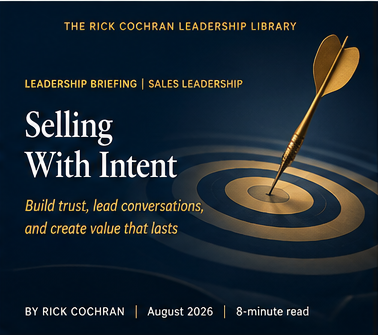 Selling With Intent Leadership Briefing