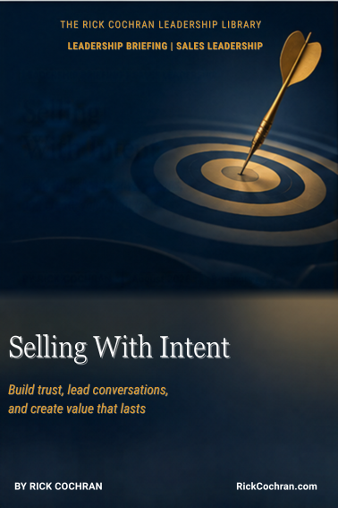 Selling With Intent Leadership Briefing