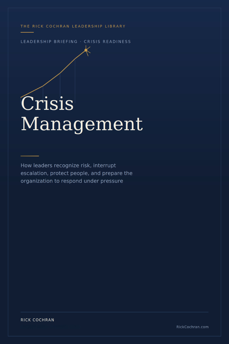Crisis Management Leadership Briefing