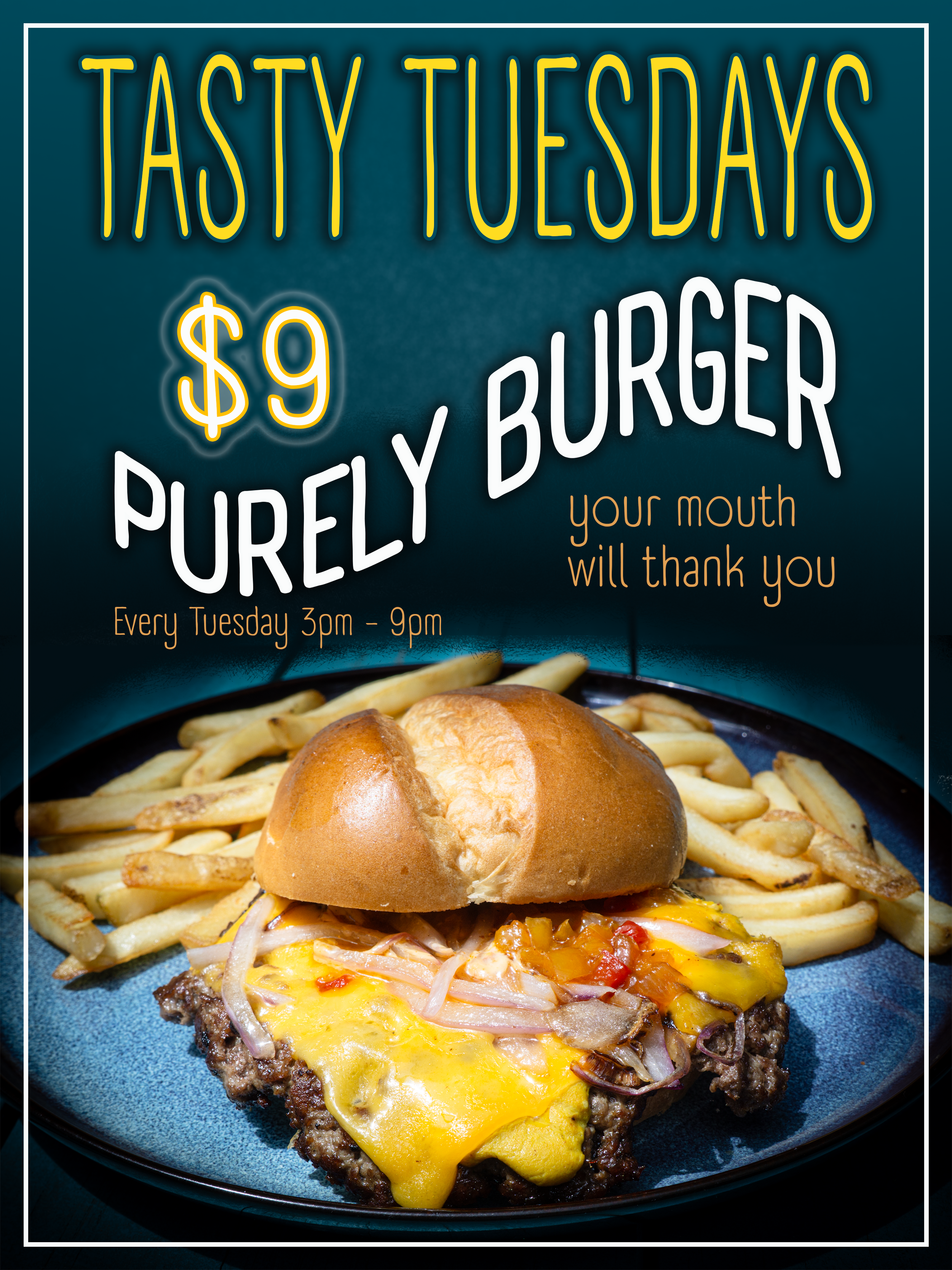 Tasty Tuesday Burger Night